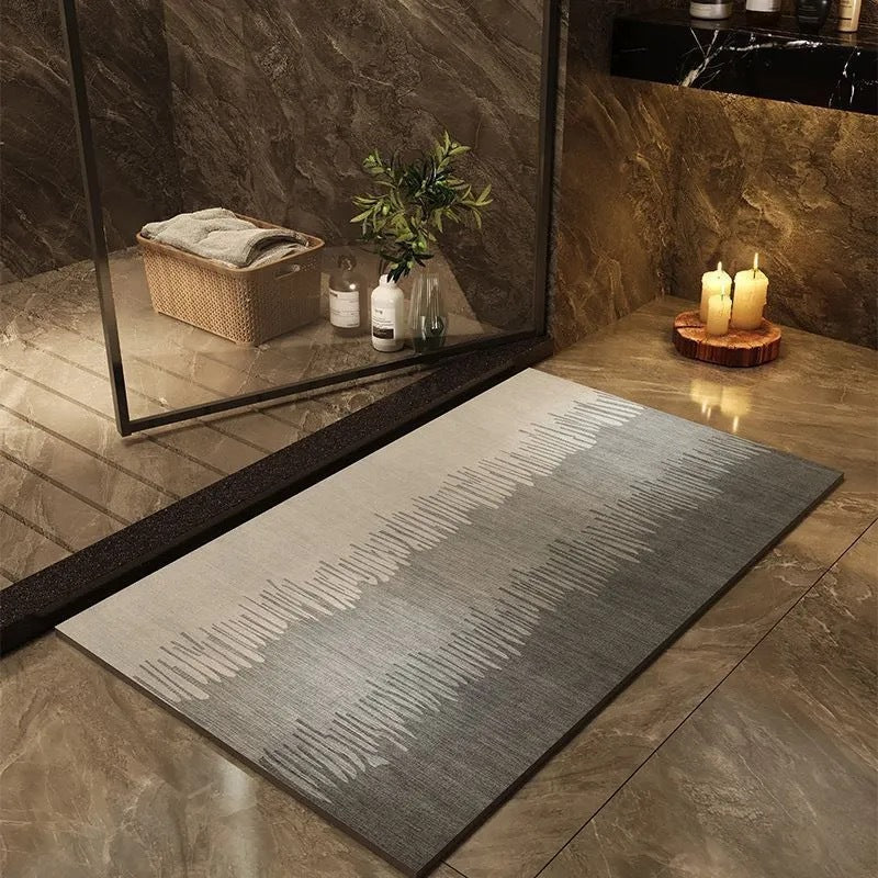 Moderne geometrische Badmatte Brehn