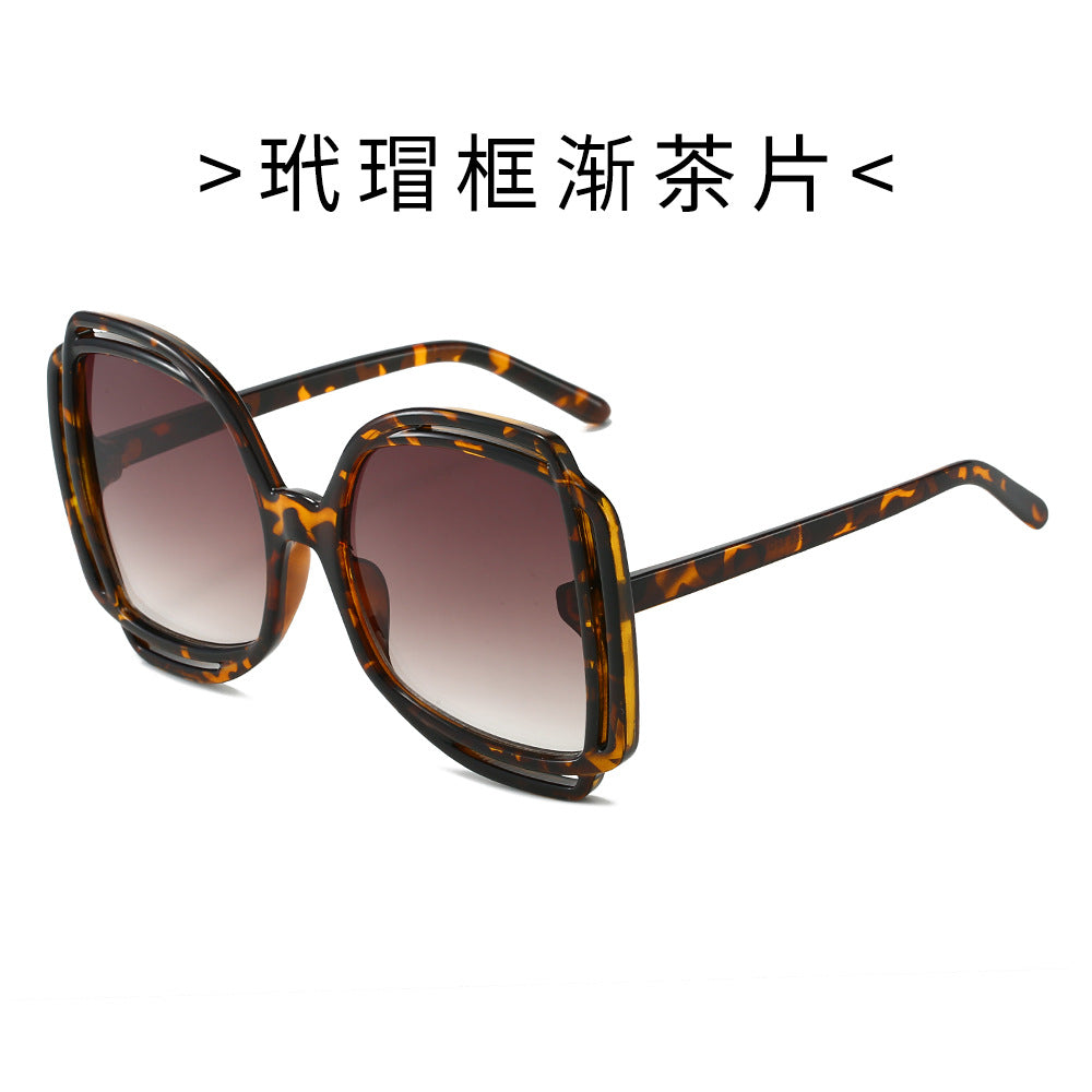 Damen Fashion Sonnenbrille mit modernem Rahmen Brehn
