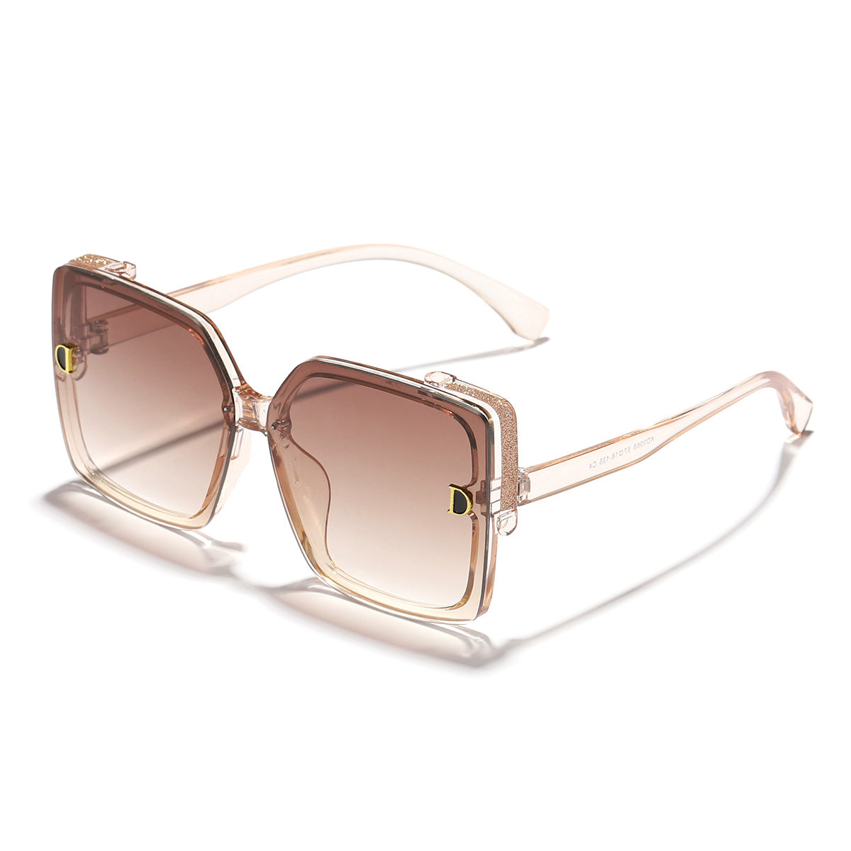 Damen Designer-Sonnenbrille mit luxuriösem Rahmen und glitzernden Details Brehn