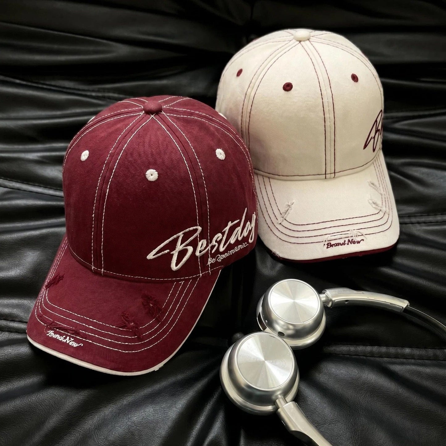 Herren Vintage Casual Baumwoll-Baseballmütze Brehn
