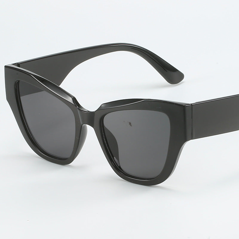 Damen Cat-Eye-Sonnenbrille mit extravagantem Leopardenmuster Brehn