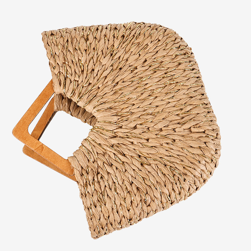 Damen Handtasche mit kunstvoller Flechtstruktur Brehn