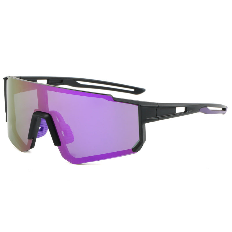 Unisex Futuristic Shield Sonnenbrille Brehn