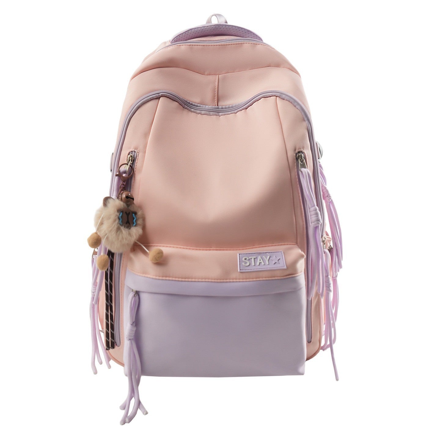 Rucksack mit Süßem Tieranhänger und Praktischen Fächern Brehn