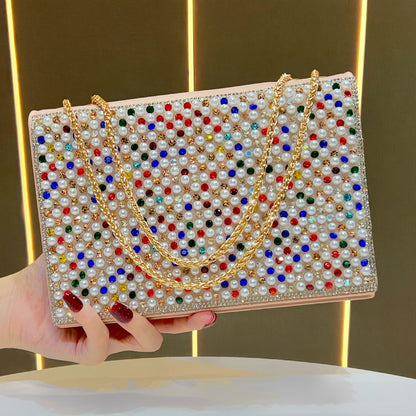 Bejeweled Abend-Clutch