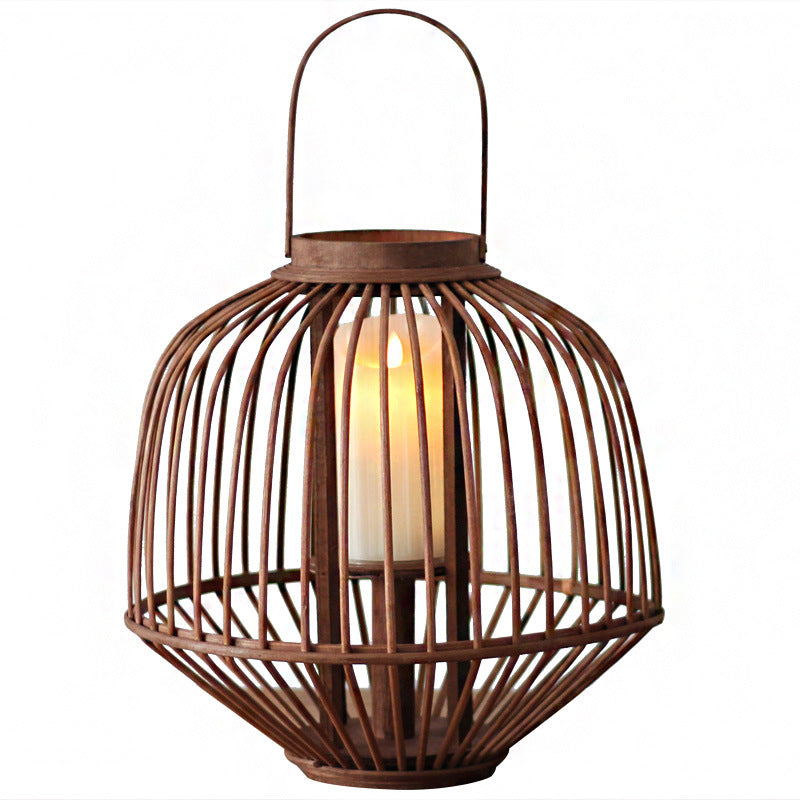 Dekorative Rattan-Laterne Brehn