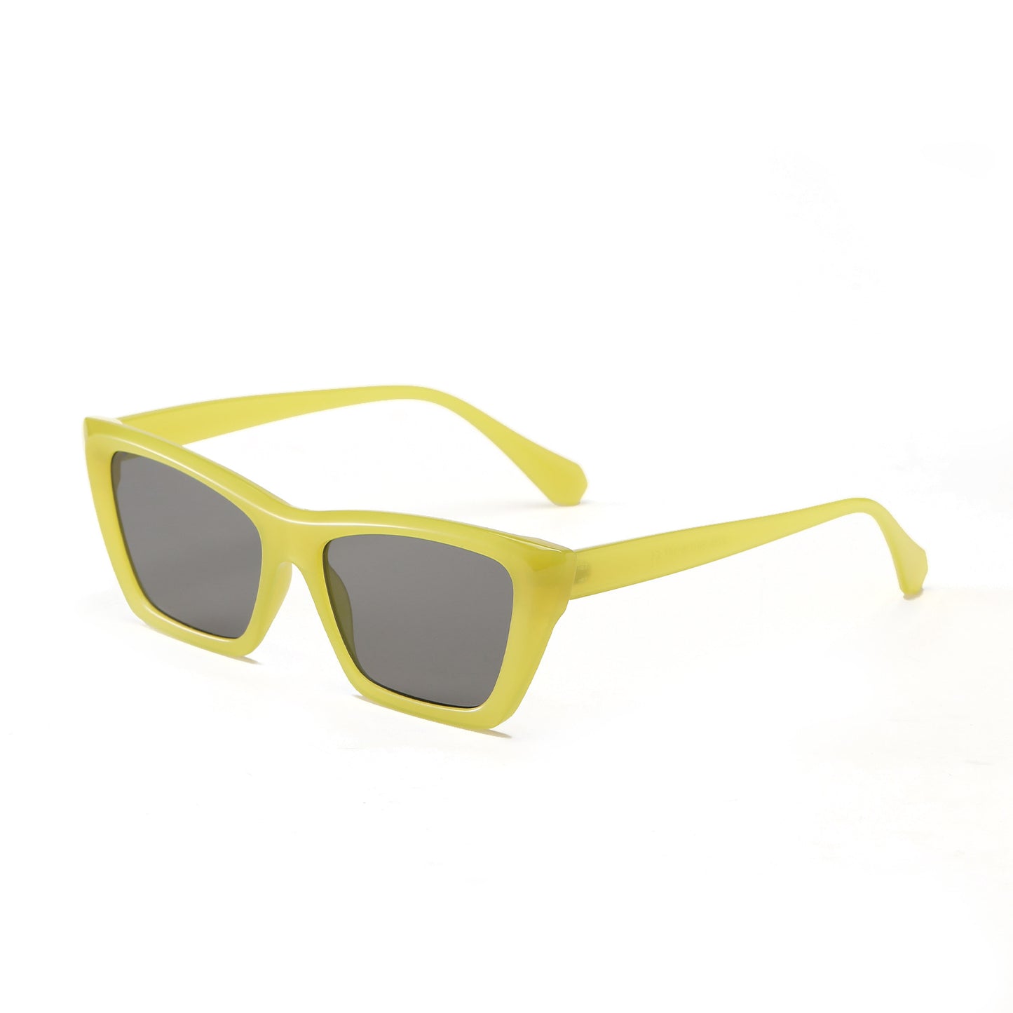 Damen geometrische Sonnenbrille mit stylischem Kunststoffrahmen Brehn