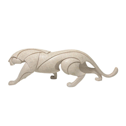Künstlerische Panter Skulptur Brehn