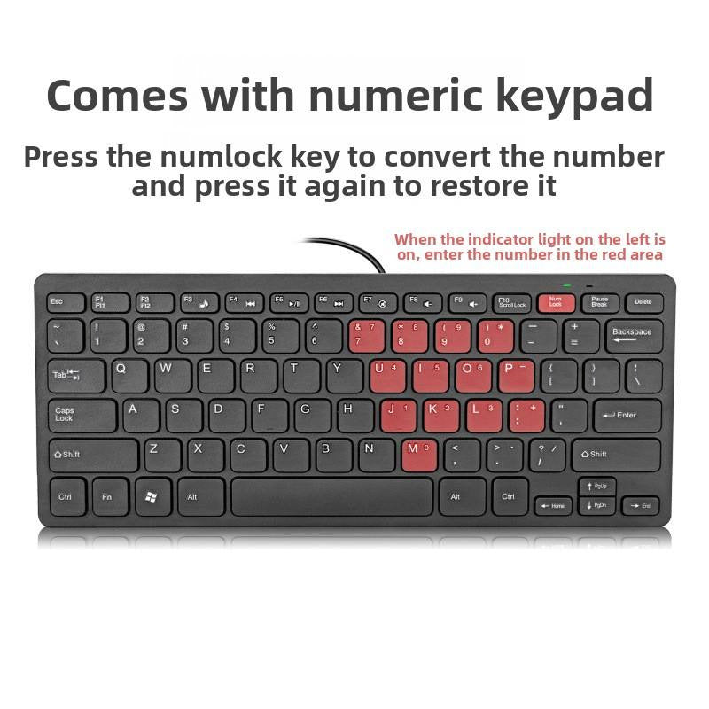 Kompakte Usb-Tastatur mit Typ-C-Anschluss Brehn