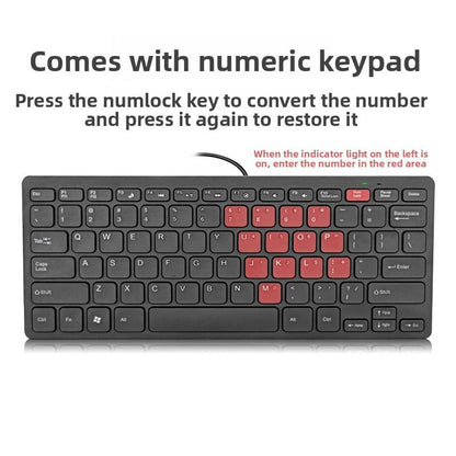 Kompakte Usb-Tastatur mit Typ-C-Anschluss Brehn
