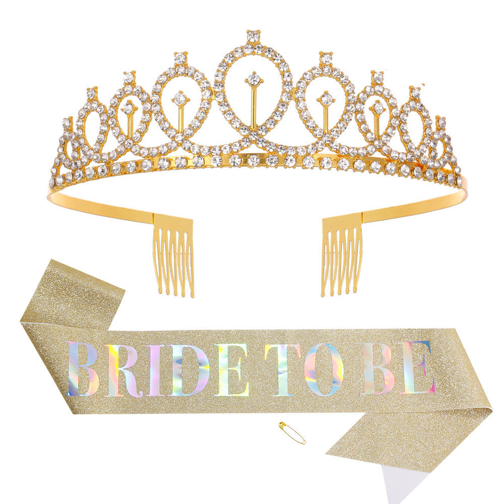 Damen Glitzernde Tiara mit elegantem Design Brehn