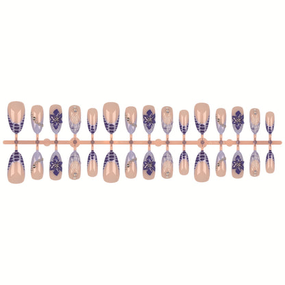Künstlerisches Press-On Nageldekoration Set