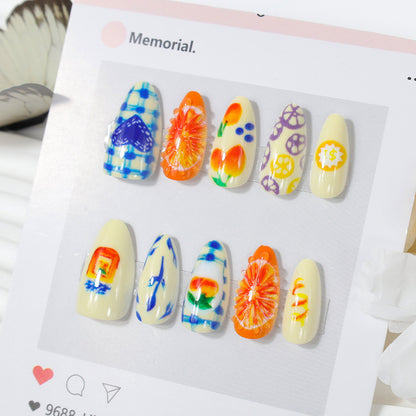 Kreative Frucht Nagelkunst Brehn