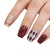 Künstlerisches Press-On Nagelset Brehn