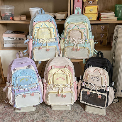 Stylische Multi-Compartment Mode Rucksack Brehn