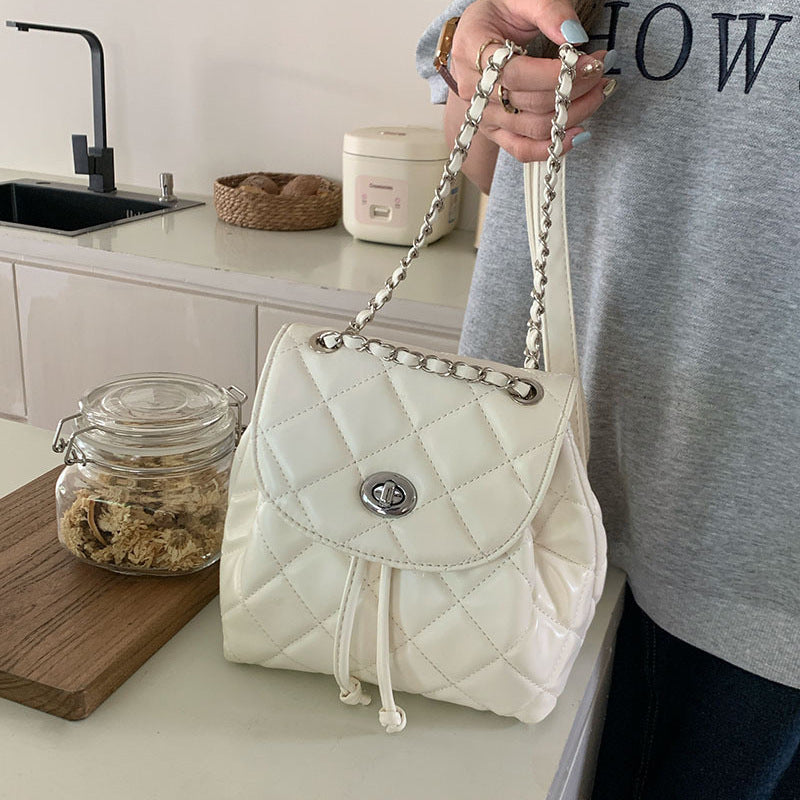 Stylische gestepfte Mini-Rucksack Brehn