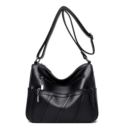 Elegante Schultertasche mit Reißverschlussdetails Brehn