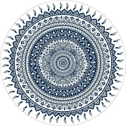 Runder geometrisches Muster Bereichsteppich