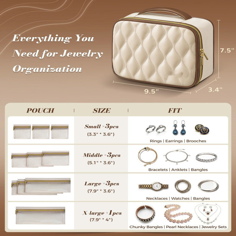 Elegante Schmuck-Organizer Tasche Brehn