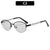 Winkeldesign Metallene Hexagon Sonnenbrille