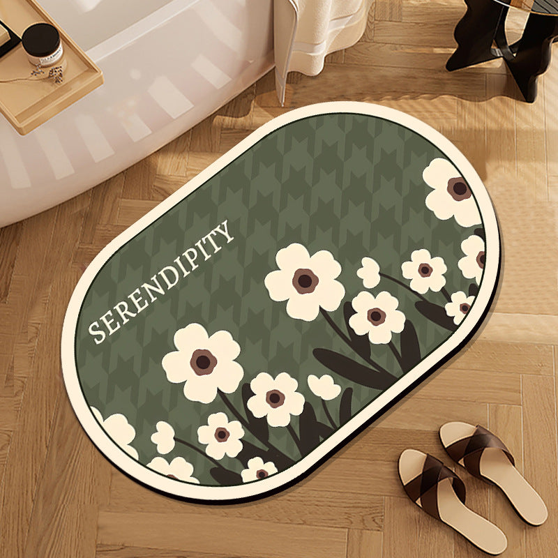 Elegante Marmor-Themen Badmatte Brehn