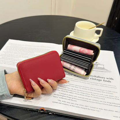 Kompakte Krokodilstruktur-Reißverschluss-Wallet