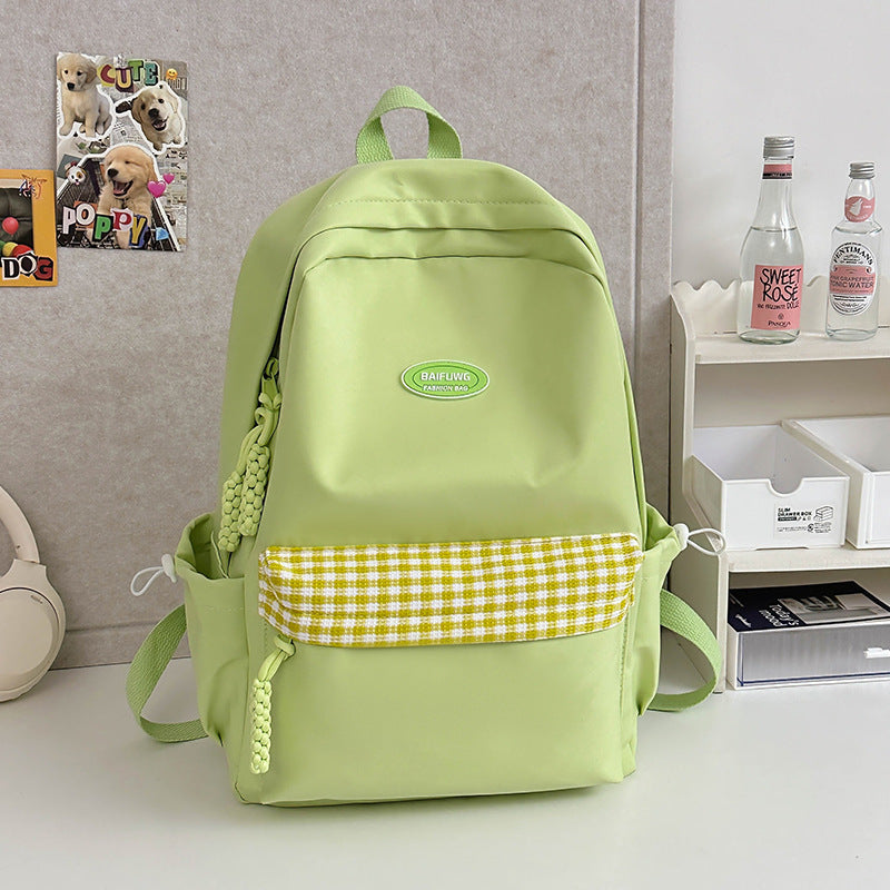 Lässiger Mehrfach-Taschen Schulrucksack