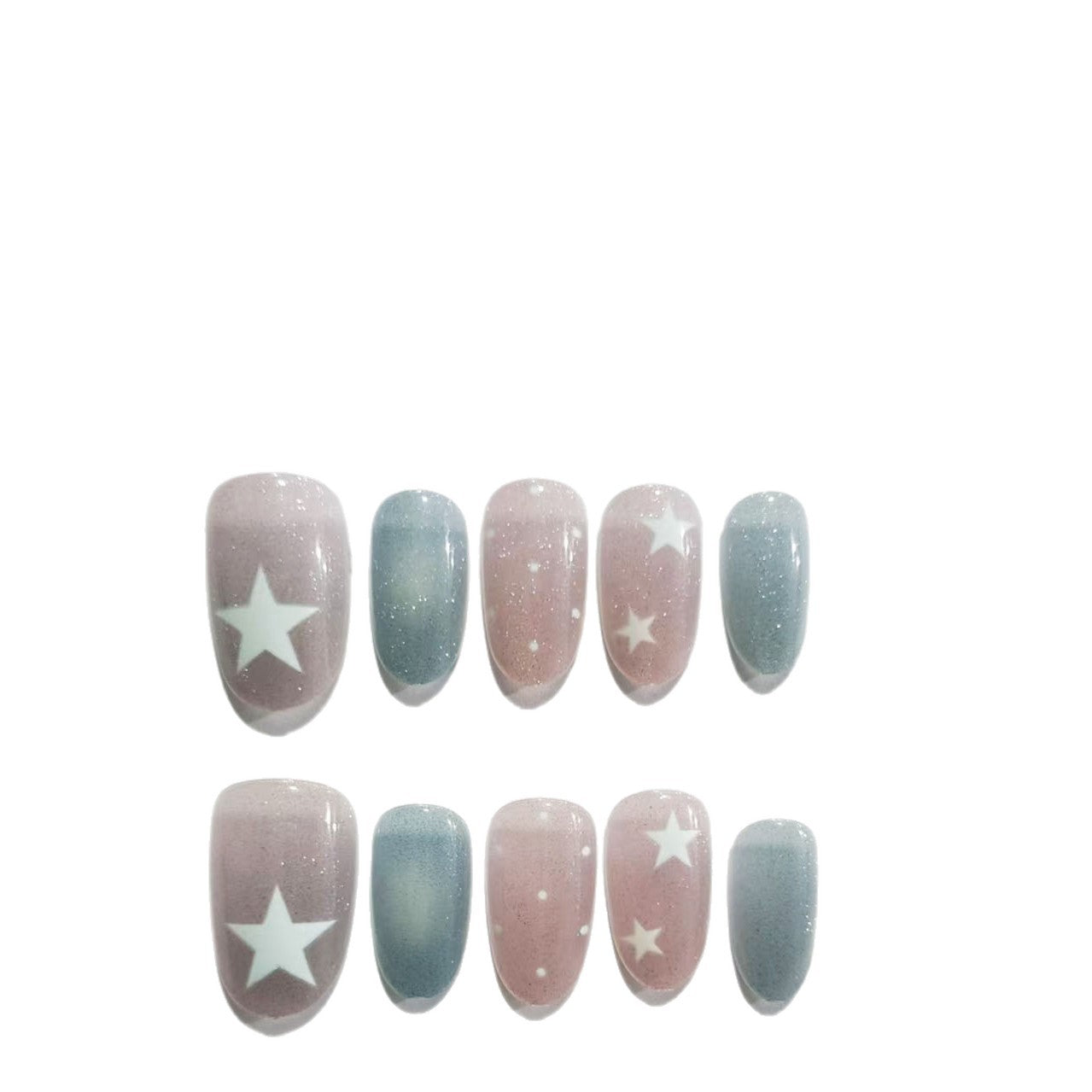 Himmlisches Stern-Nagelkunst-Design Brehn