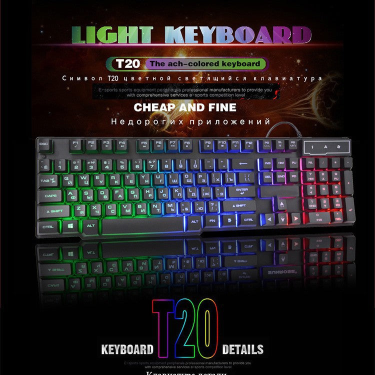 Rgb Beleuchtete Gaming-Tastatur Brehn