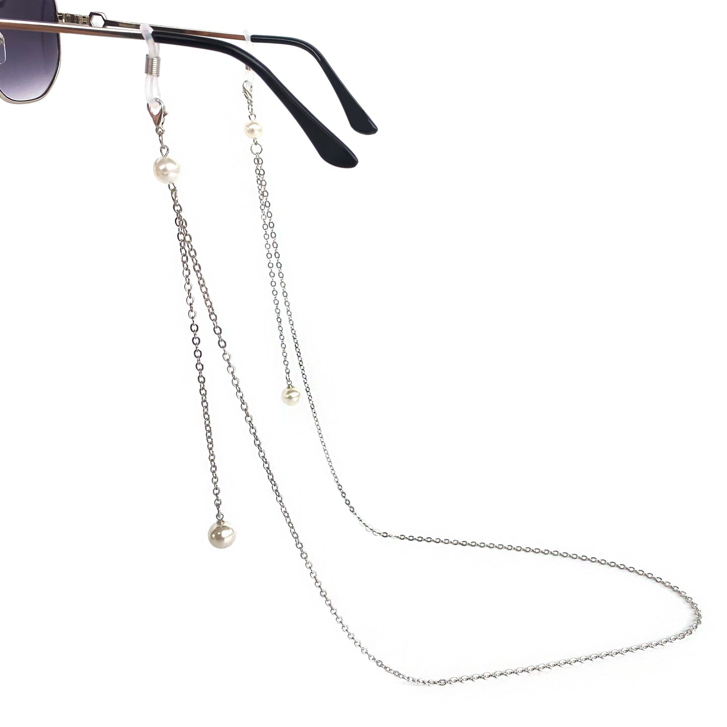 Elegante Perlenakzent Brillen Kette Brehn