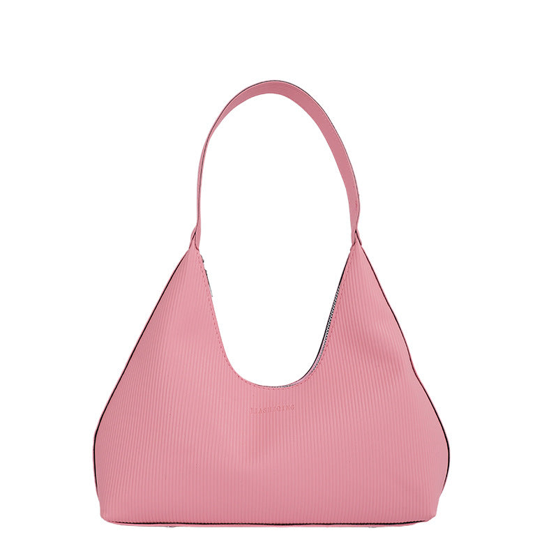 Texturierte Hobo-Schultertasche Brehn