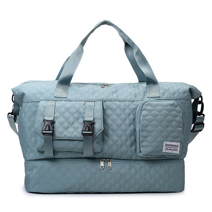 Premium gesteppte Wochenend-Duffel-Tasche