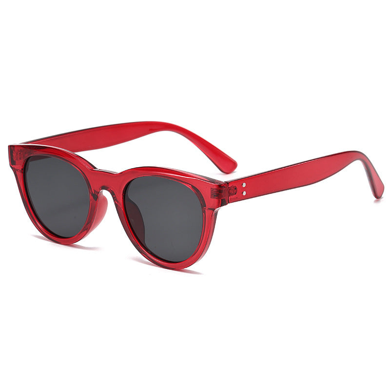 Damen Modische Oversized-Sonnenbrille im eleganten, geschwungenen Design Brehn