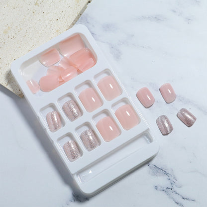 Premium Glänzendes Press-On Nagelset Brehn