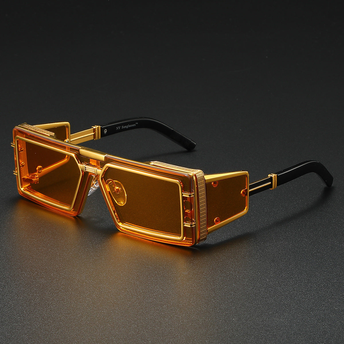 Damen Modische Designer-Sonnenbrille mit großzügigem Rahmen und stilvollem Akzent Brehn