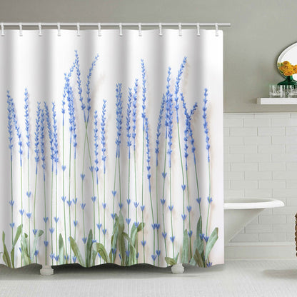 Floral Lavendel Muster Duschvorhang Brehn