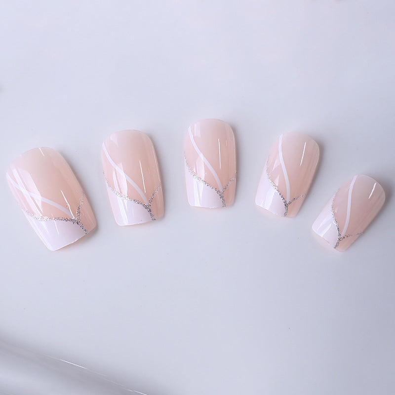 Premium French Tip Nagelverstärkungen Brehn