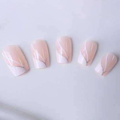 Premium French Tip Nagelverstärkungen Brehn