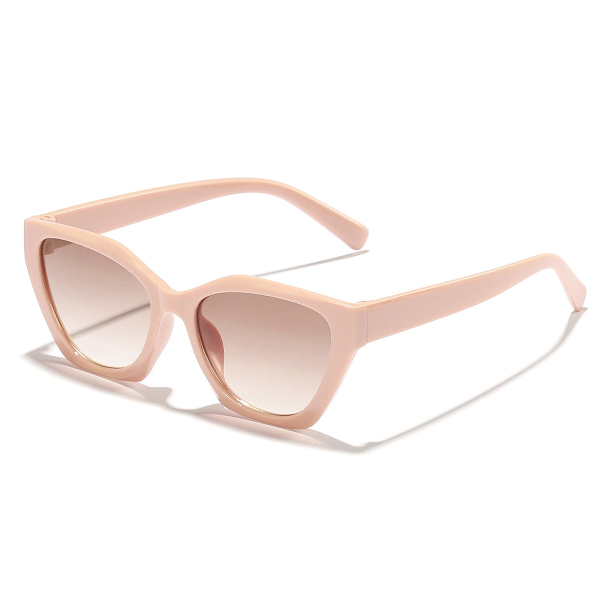 Damen geometrische Sonnenbrille mit modernem, hypoallergenen Kunststoffrahmen Brehn