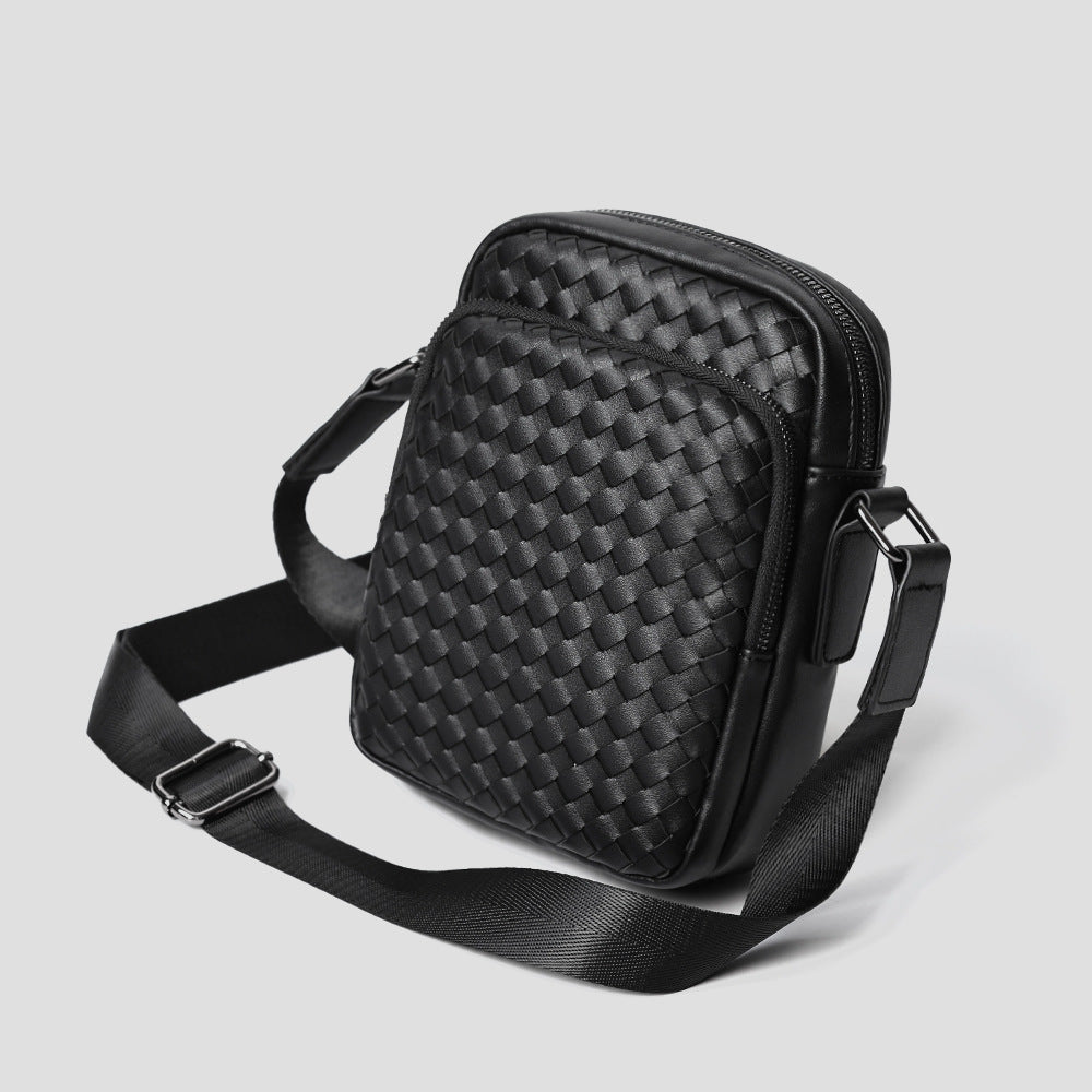 Praktische Crossbody-Tasche mit Geflochtenem Design Brehn