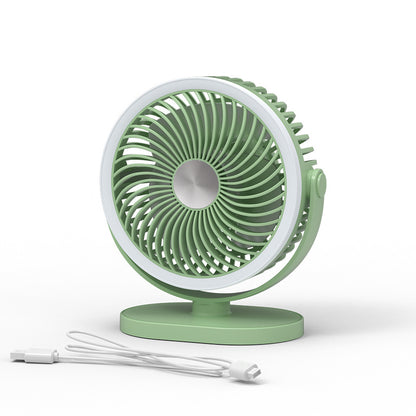 Damen Tragbarer USB Tischventilator mit neigbarem Kopf und stylischem Design Brehn