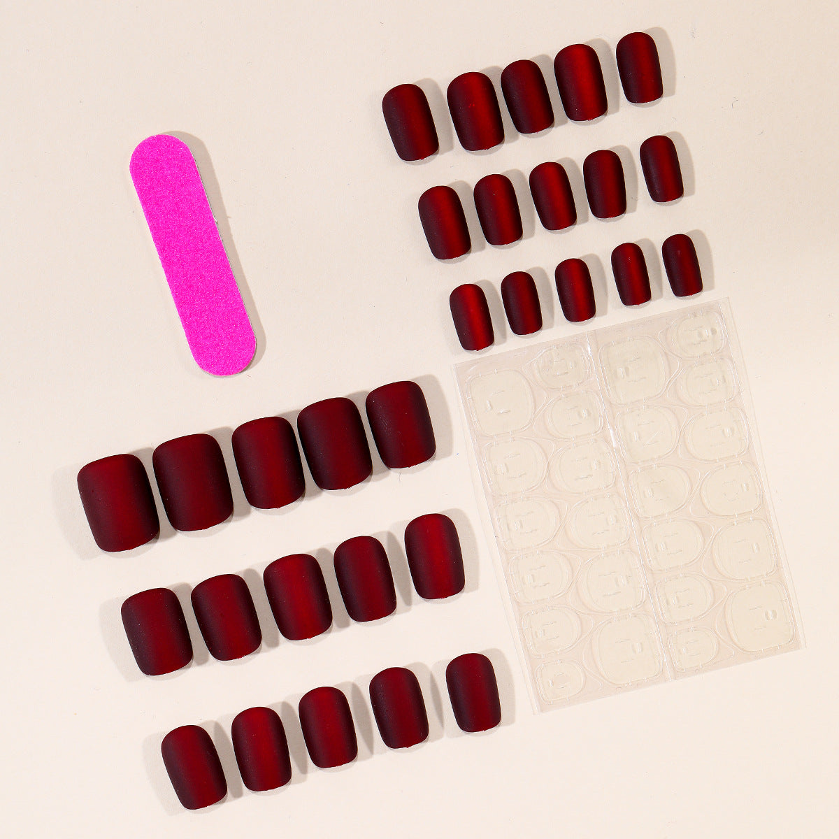 Mattes Finish Press-On Nail Set Brehn