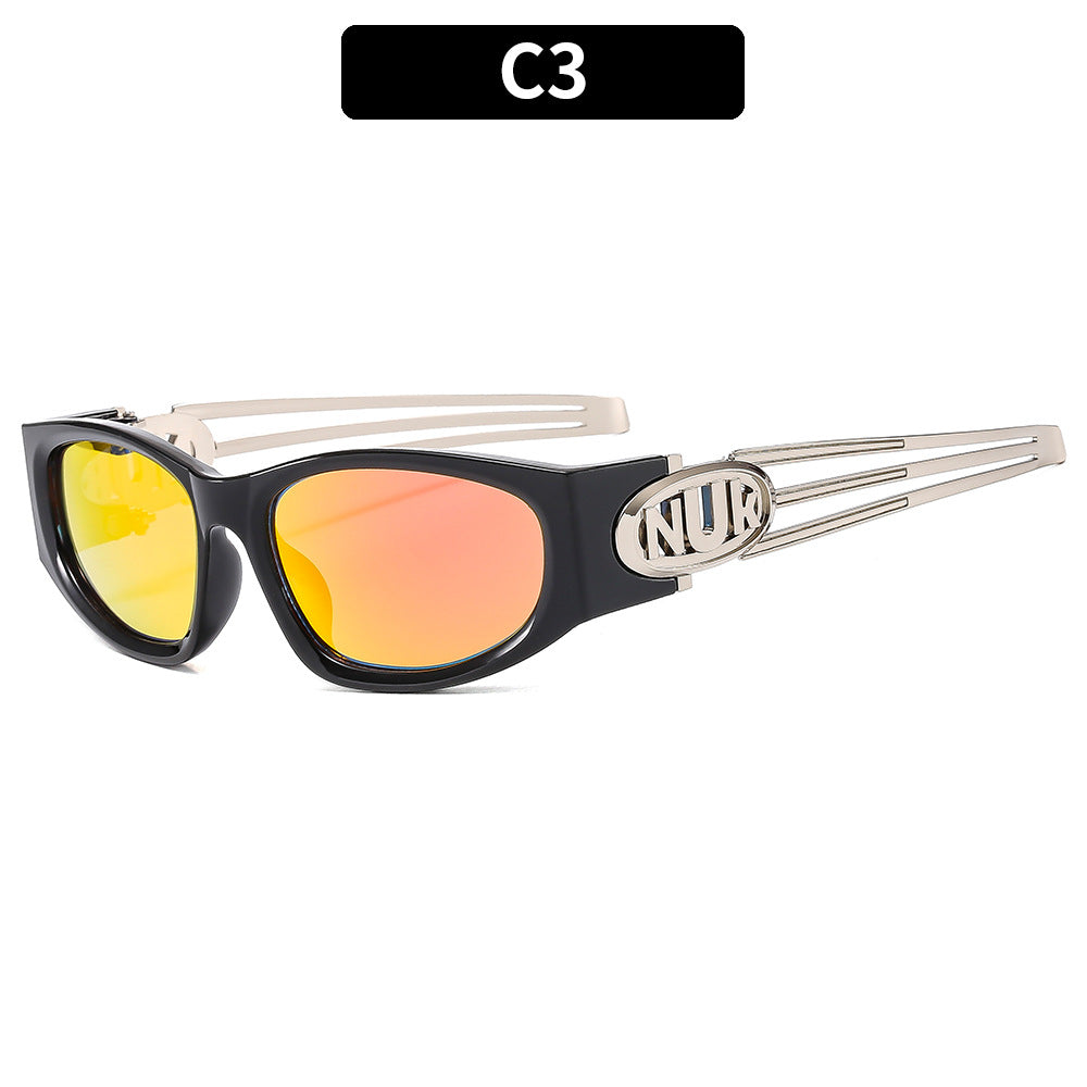 Sportliche Katzenaugen-Sonnenbrille