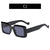 Moderne Chunky Geometrische Sonnenbrille