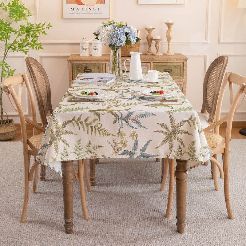 Vintage Blumenmuster Tischdecke