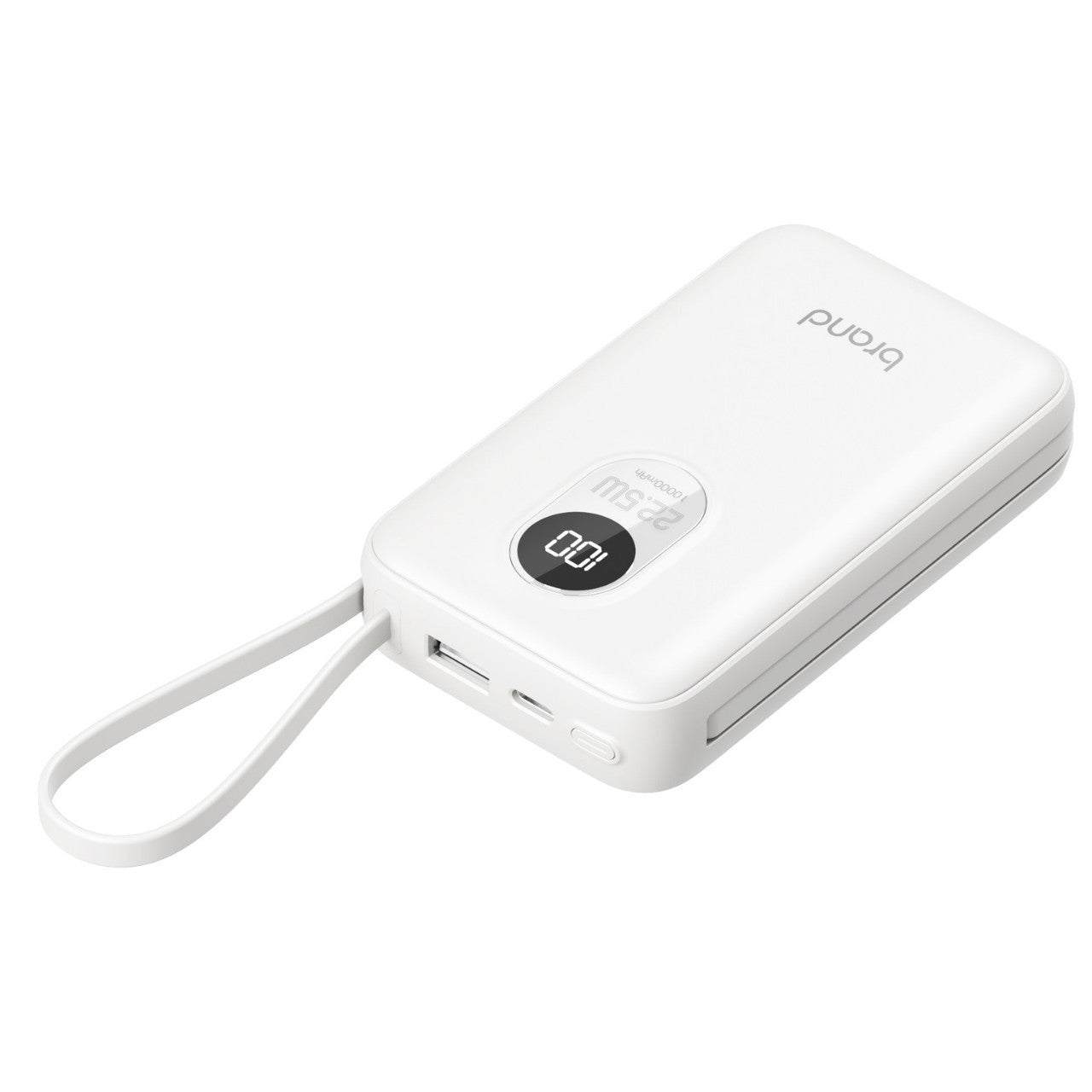 Tragbare Powerbank mit Digitaler Ladestandsanzeige und Intelligentem Ladeanschluss Brehn