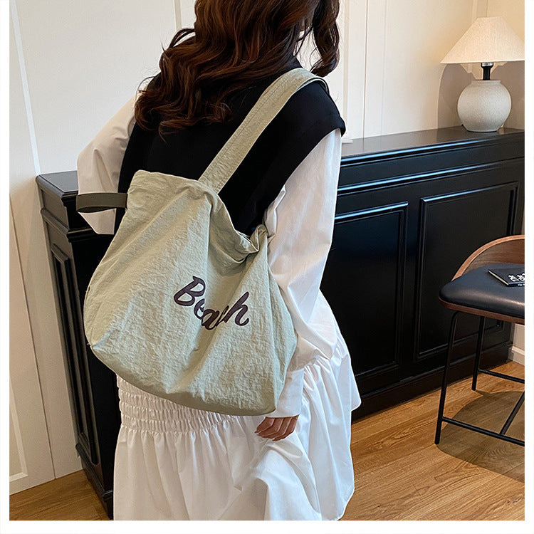 Geräumige Canvas-Shopper-Tasche Brehn