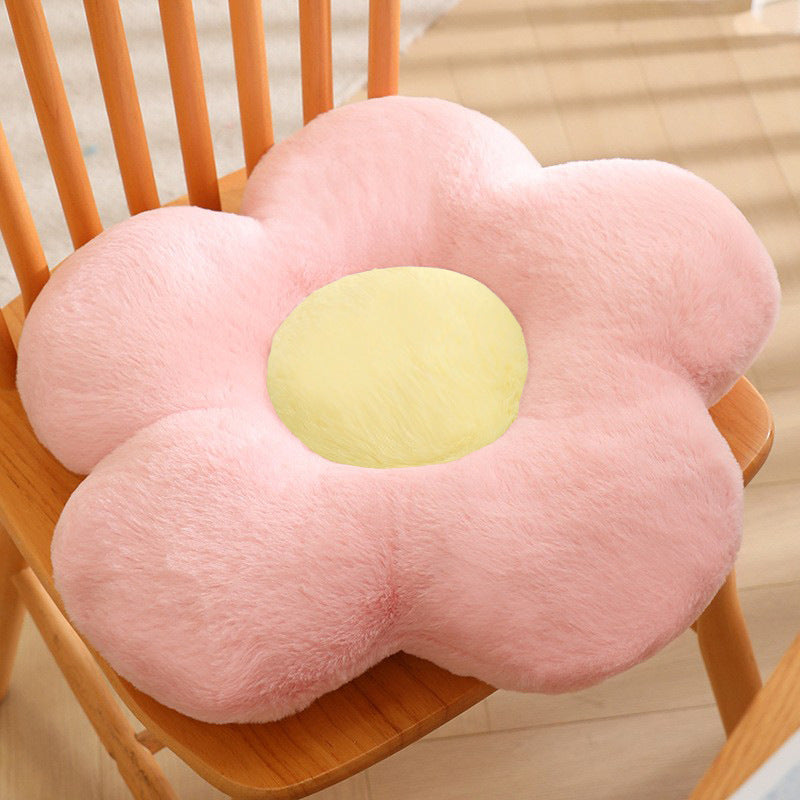 Plüsch Sitzkissen in Blumenform Brehn