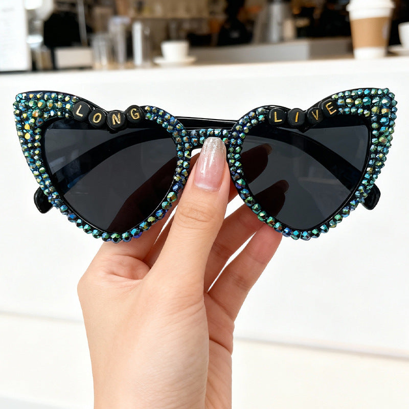 Statement Herzrahmen Sonnenbrille Brehn
