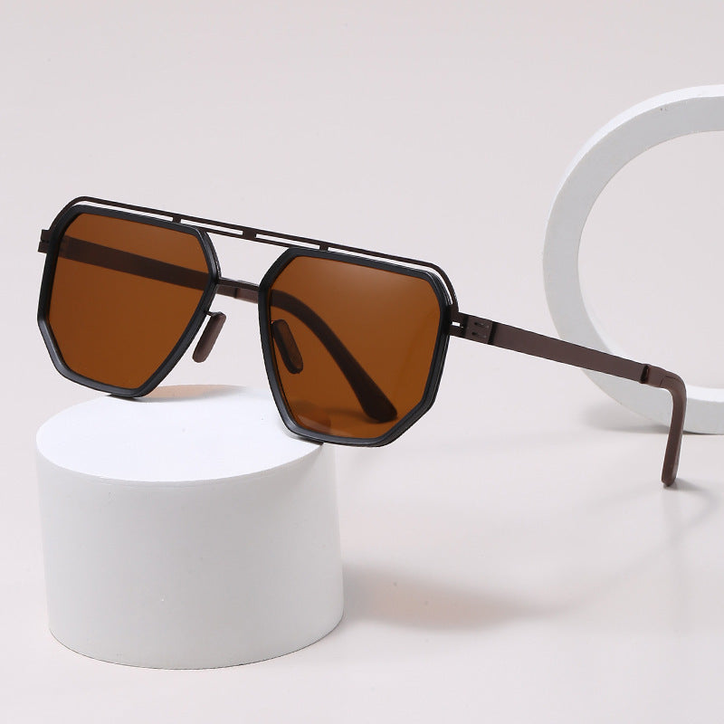 Damen modische octagonale Sonnenbrille mit stilvollem Rahmen Brehn
